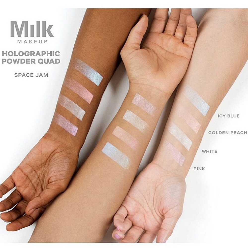 MILK Makeup Holographic Powder Quad Space Jam Eyeshadow Pallet NIB NWT - Picture 2 of 3